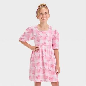 Girls' Barbie Cotton Printed Dress - Pink xL
100% cotton